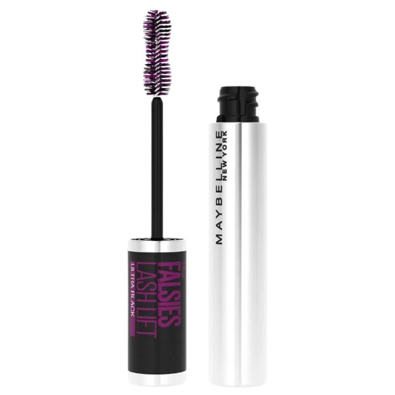 Maybelline New York The Falsies Lash Lift Mascara - Ultra Black for Voluminous & Lifted Lashes