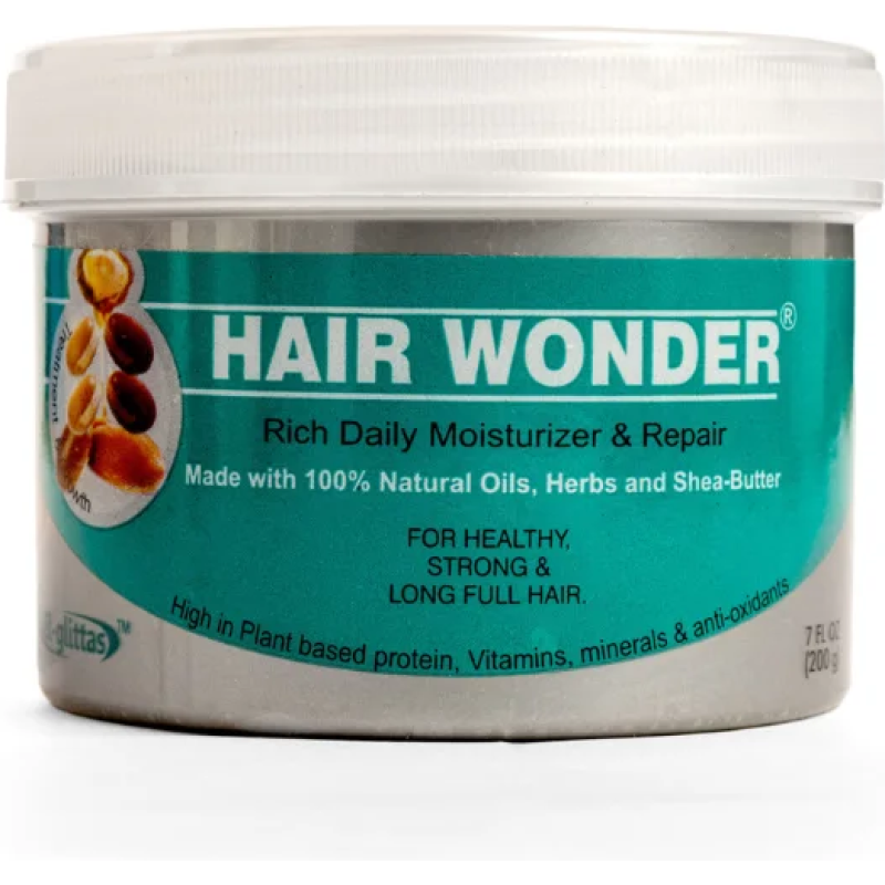 El Glittas Hair Wonder 3-Piece Moisturizing & Strengthening Kit - Oil, Leave-in Conditioner & Daily Moisturizer3