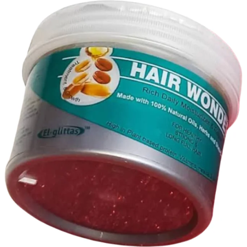 El Glittas Hair Wonder Solution Cream - Natural Hair Food for Growth & Repair1