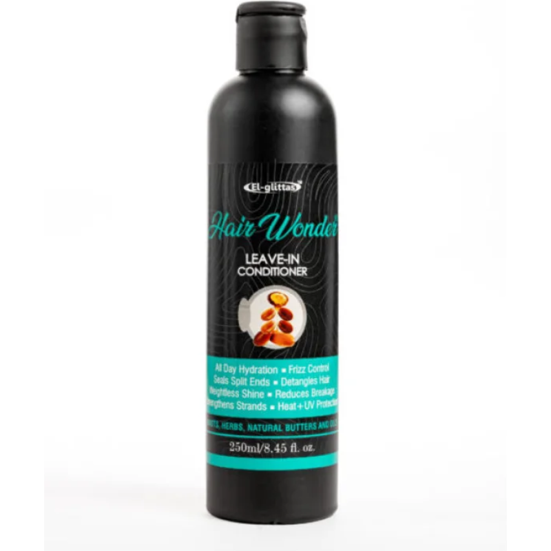 El Glittas Hair Wonder 3-Piece Moisturizing & Strengthening Kit - Oil, Leave-in Conditioner & Daily Moisturizer2