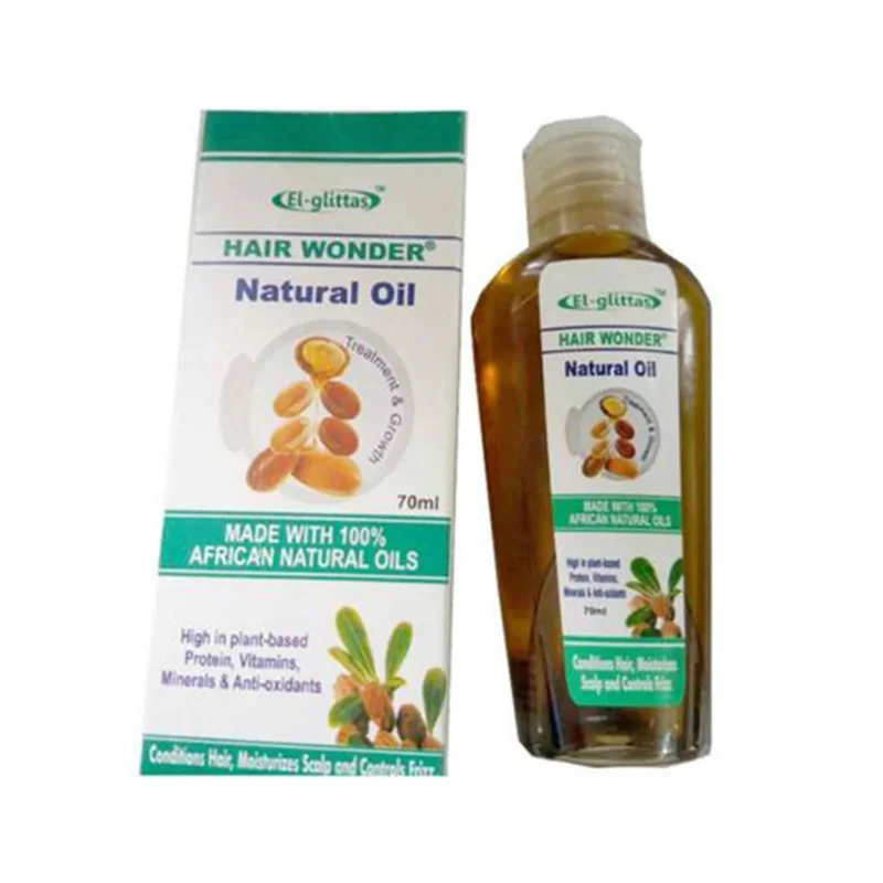 El Glittas Hair Wonder Natural Oil (70ml) - Treatment & Growth with 100% African Natural Oils2