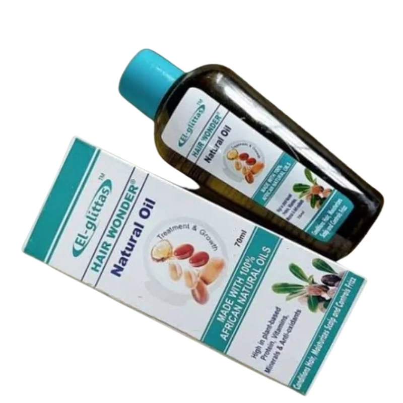 El Glittas Hair Wonder Natural Oil (70ml) - Treatment & Growth with 100% African Natural Oils1