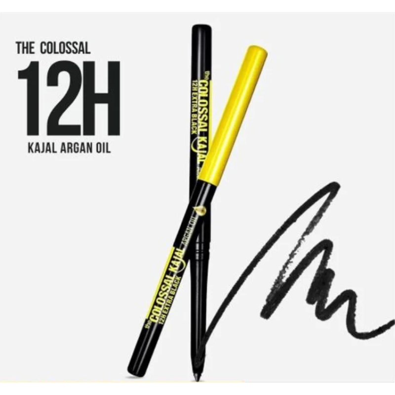 Maybelline New York The Colossal Kajal Argan Oil - 12H Extra Black Eyeliner1