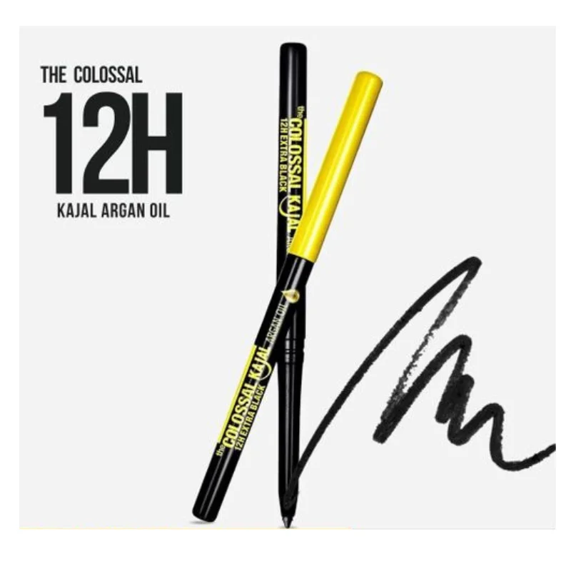Maybelline New York The Colossal Kajal Argan Oil - 12H Extra Black Eyeliner1
