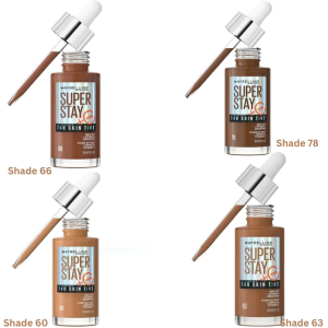 Maybelline New York Super Stay 24H Skin Tint + Vitamin C - Lightweight & Radiant Coverage (Multi-Shade)
