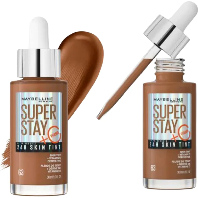Maybelline New York Super Stay 24H Skin Tint + Vitamin C - Lightweight & Radiant Coverage (Multi-Shade)4