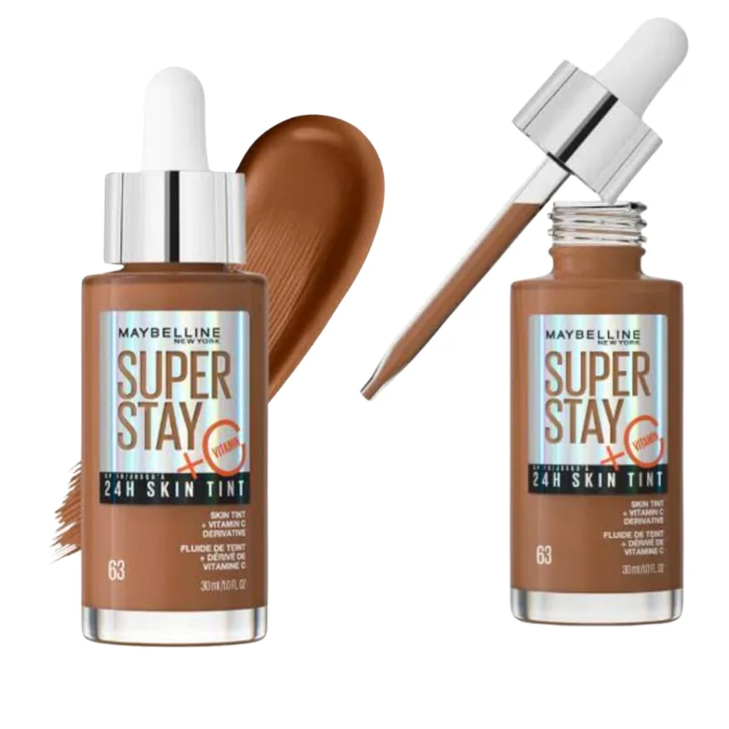 Maybelline New York Super Stay 24H Skin Tint + Vitamin C - Lightweight & Radiant Coverage (Multi-Shade)4