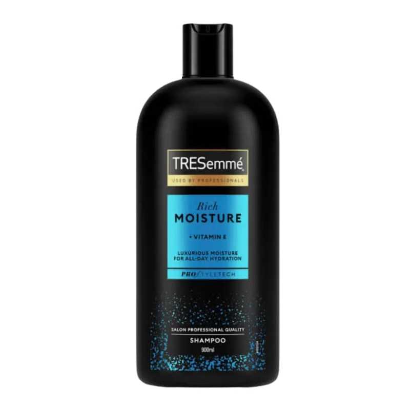 TRESemmé Rich Moisture Shampoo with Vitamin E - Luxurious Hydration for All Hair Types (900ml)