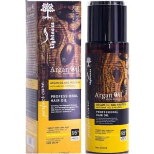Lightness Argan Oil with Protein - Anti-Hair Fall & Renewal Professional Hair Oil (100ml)
