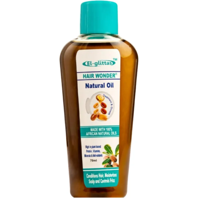 El Glittas Hair Wonder 3-Piece Moisturizing & Strengthening Kit - Oil, Leave-in Conditioner & Daily Moisturizer1