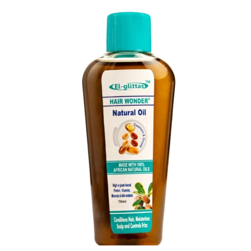 El Glittas Hair Wonder 3-Piece Moisturizing & Strengthening Kit - Oil, Leave-in Conditioner & Daily Moisturizer1