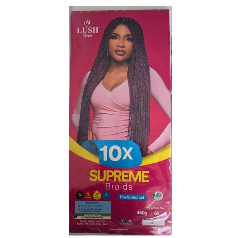 Lush Supreme Braids 10X Pre-Stretched – Multi-Shade Collection6