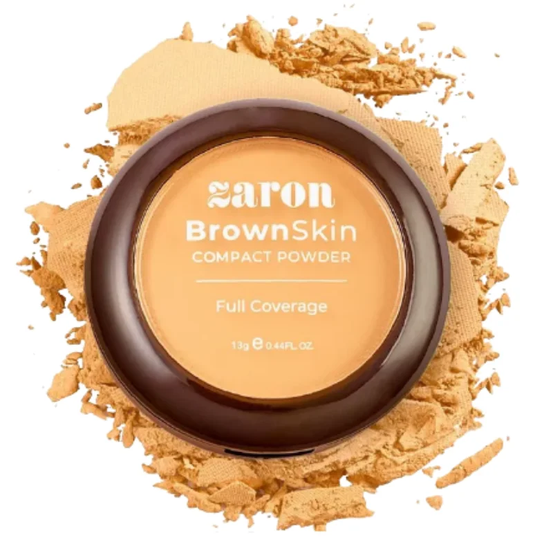 Zaron BrownSkin Full Coverage Compact Powder1