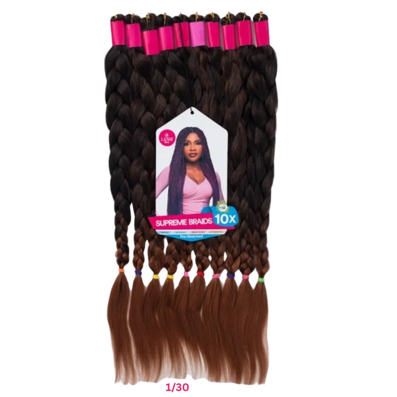 Lush Supreme Braids 10X Pre-Stretched – Multi-Shade Collection2