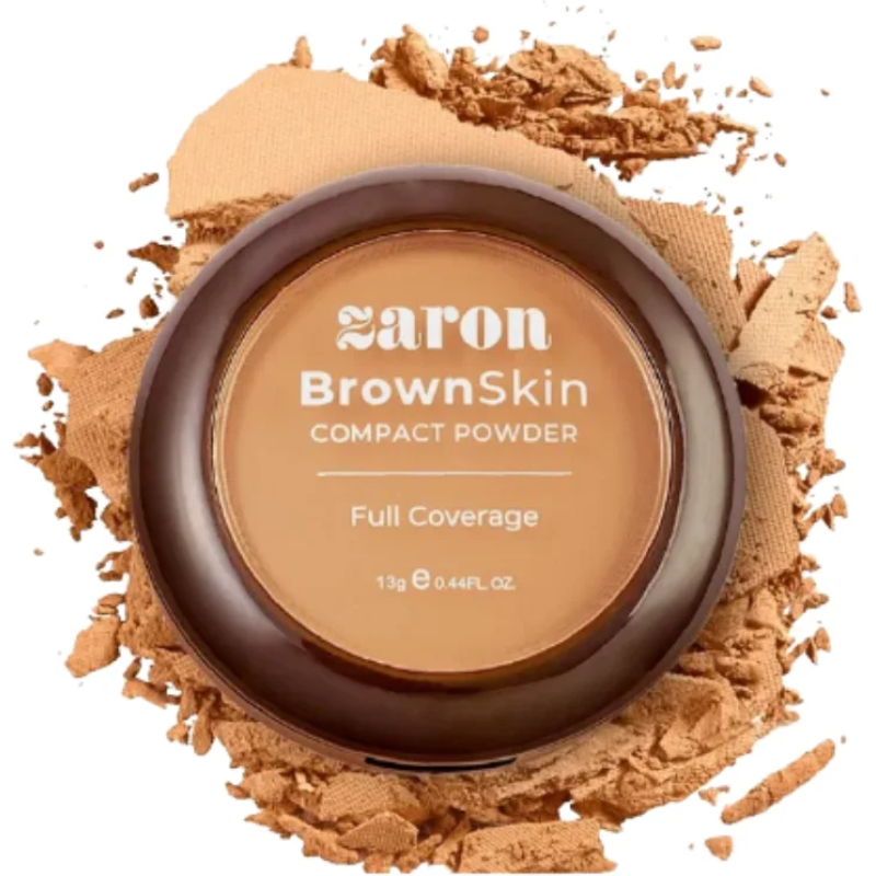 Zaron BrownSkin Full Coverage Compact Powder2