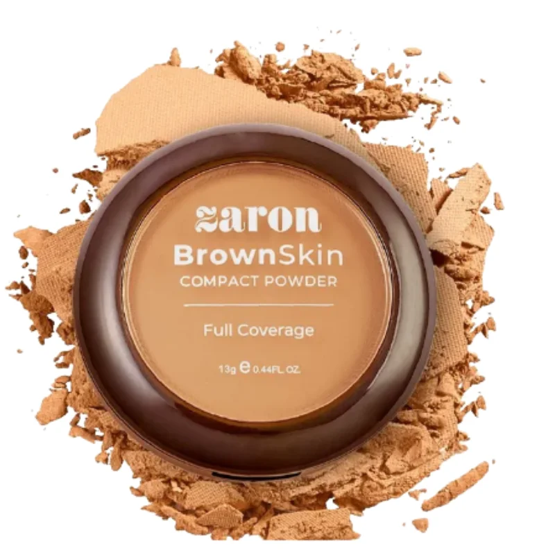 Zaron BrownSkin Full Coverage Compact Powder2