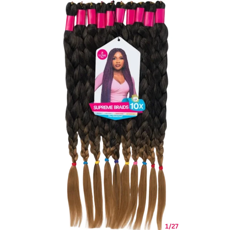 Lush Supreme Braids 10X Pre-Stretched – Multi-Shade Collection3