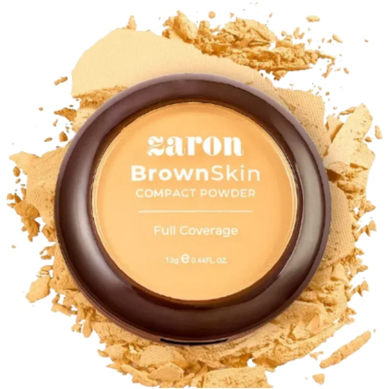 Zaron BrownSkin Full Coverage Compact Powder4