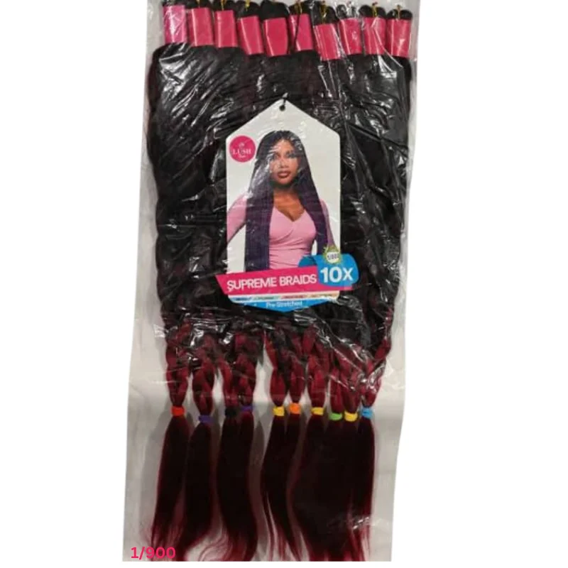 Lush Supreme Braids 10X Pre-Stretched – Multi-Shade Collection5