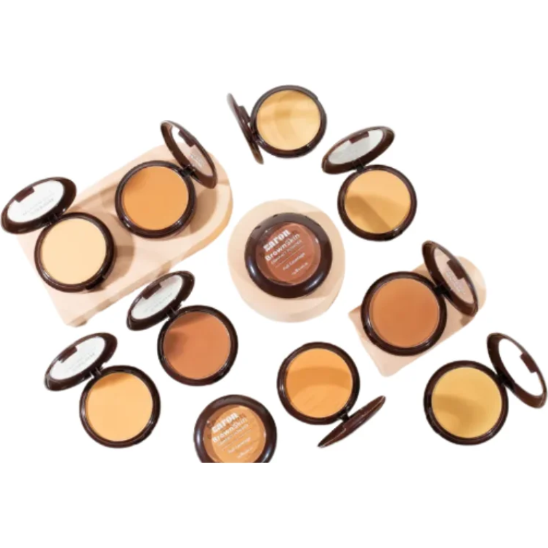 Zaron BrownSkin Full Coverage Compact Powder7