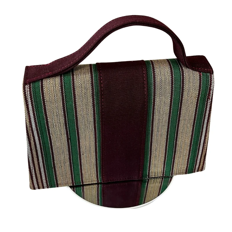 CK Ankara Fabric Mini Handbags with Top Handle - Multiple Coloured Stylish Clutch Purses1