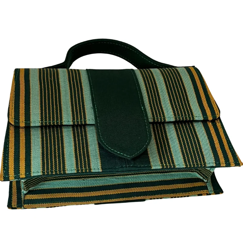 CK Ankara Fabric Mini Handbags with Top Handle - Multiple Coloured Stylish Clutch Purses3