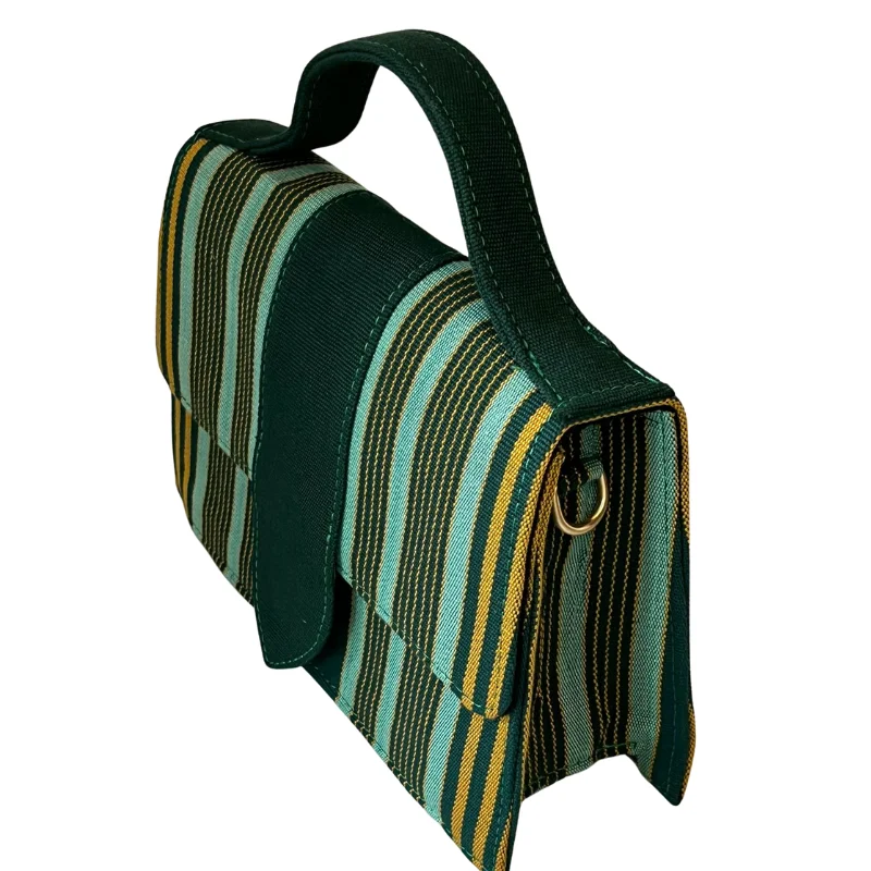 CK Ankara Fabric Mini Handbags with Top Handle - Multiple Coloured Stylish Clutch Purses5