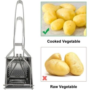 New Large Stainless Steel Potato Ricer Masher Fruit Press Juicer Crusher Squeeze