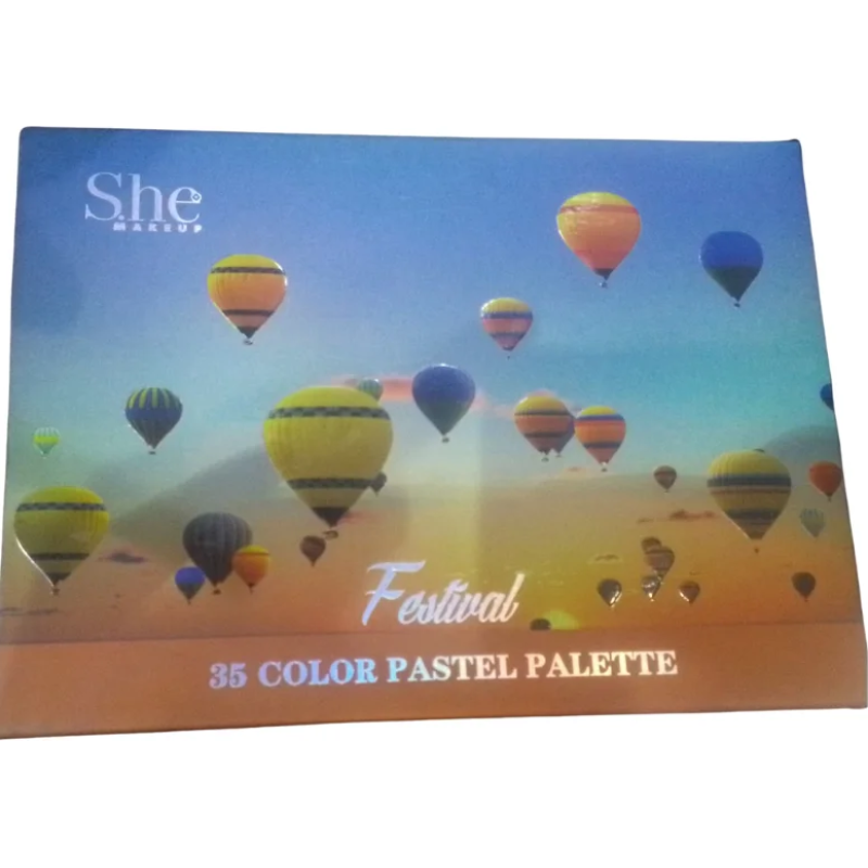 S.he Makeup Festival 35 Color Pastel Palette - Eyeshadow 1