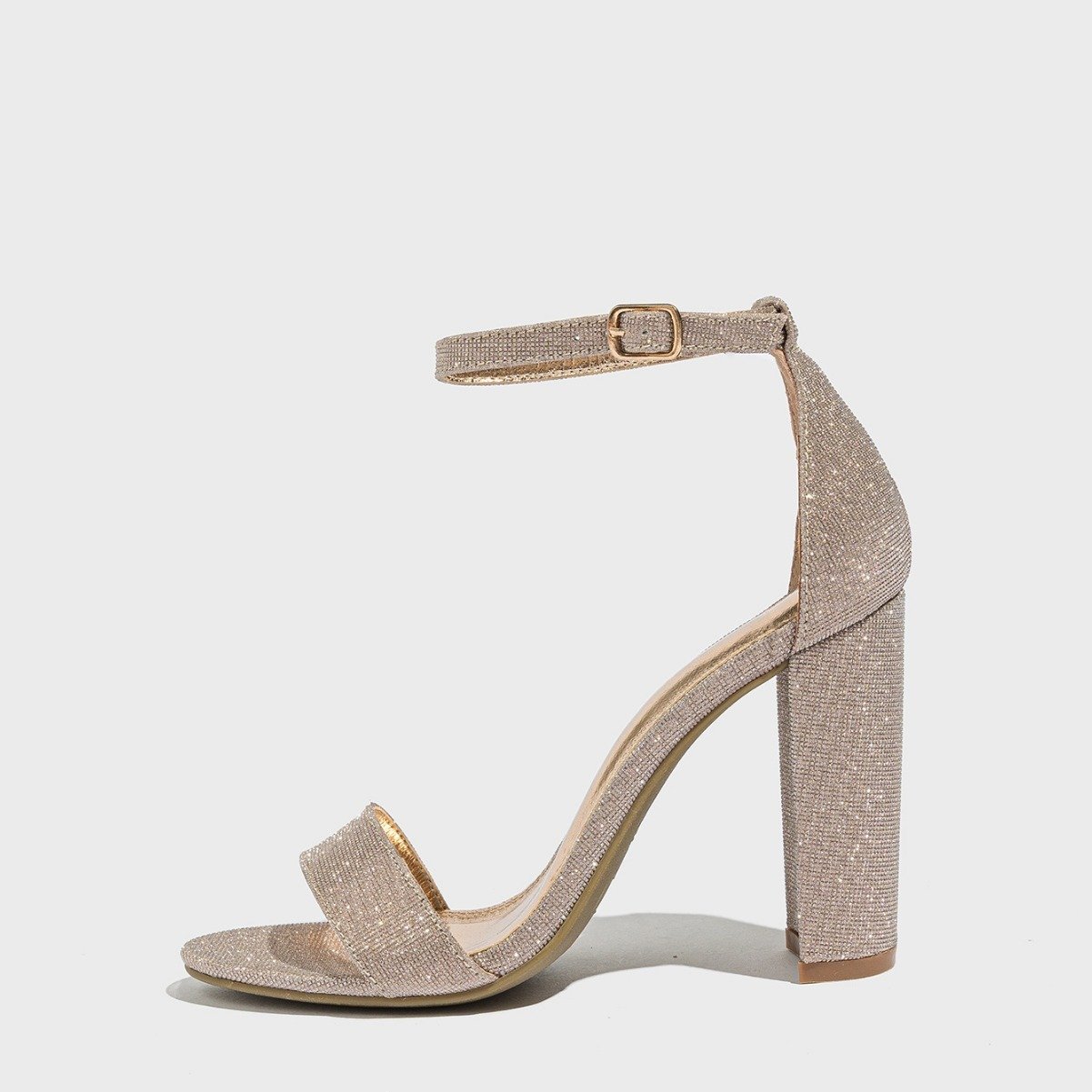 Chunky Heel Sandals Fashion European And American Style High Heel Sandals Women's Classy Shoes - Image 2