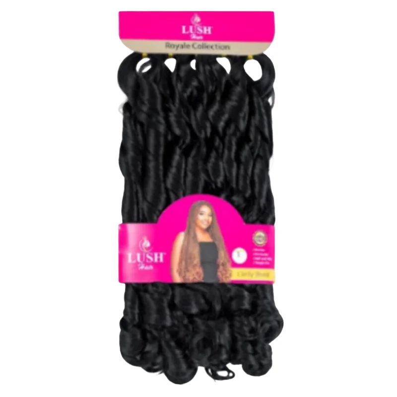 LUSH Hair Royale Collection Curly Braids - Black