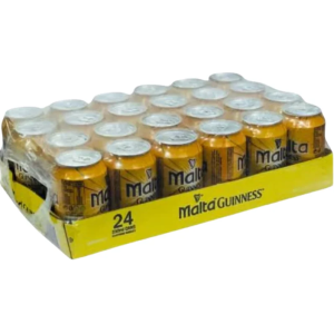 Malta Guinness - Non-Alcoholic Malt Drink (24-Pack x 330ml Cans)