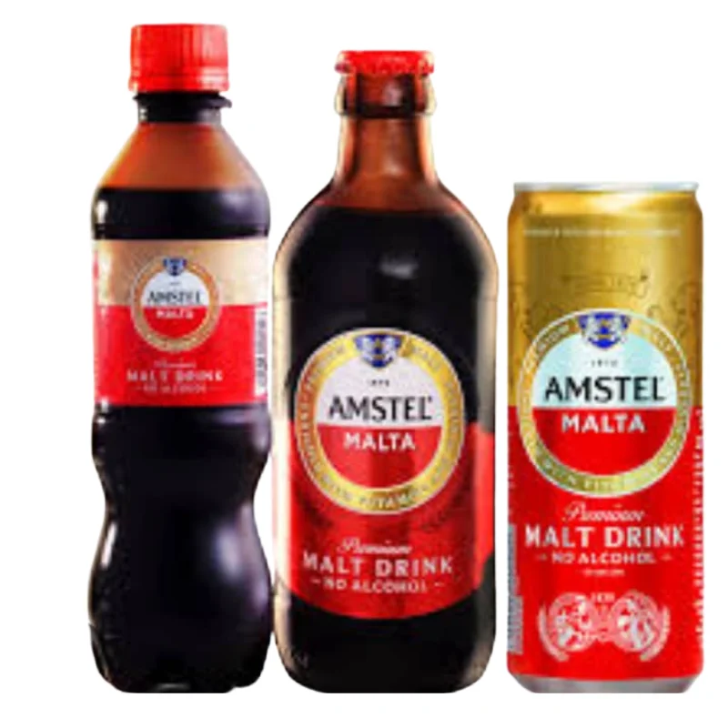 Amstel Malta - Low Sugar, Non-Alcoholic Malt Drink (24-pack x 33cl)3