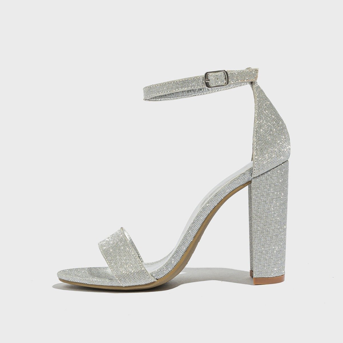 Chunky Heel Sandals Fashion European And American Style High Heel Sandals Women's Classy Shoes - Image 3