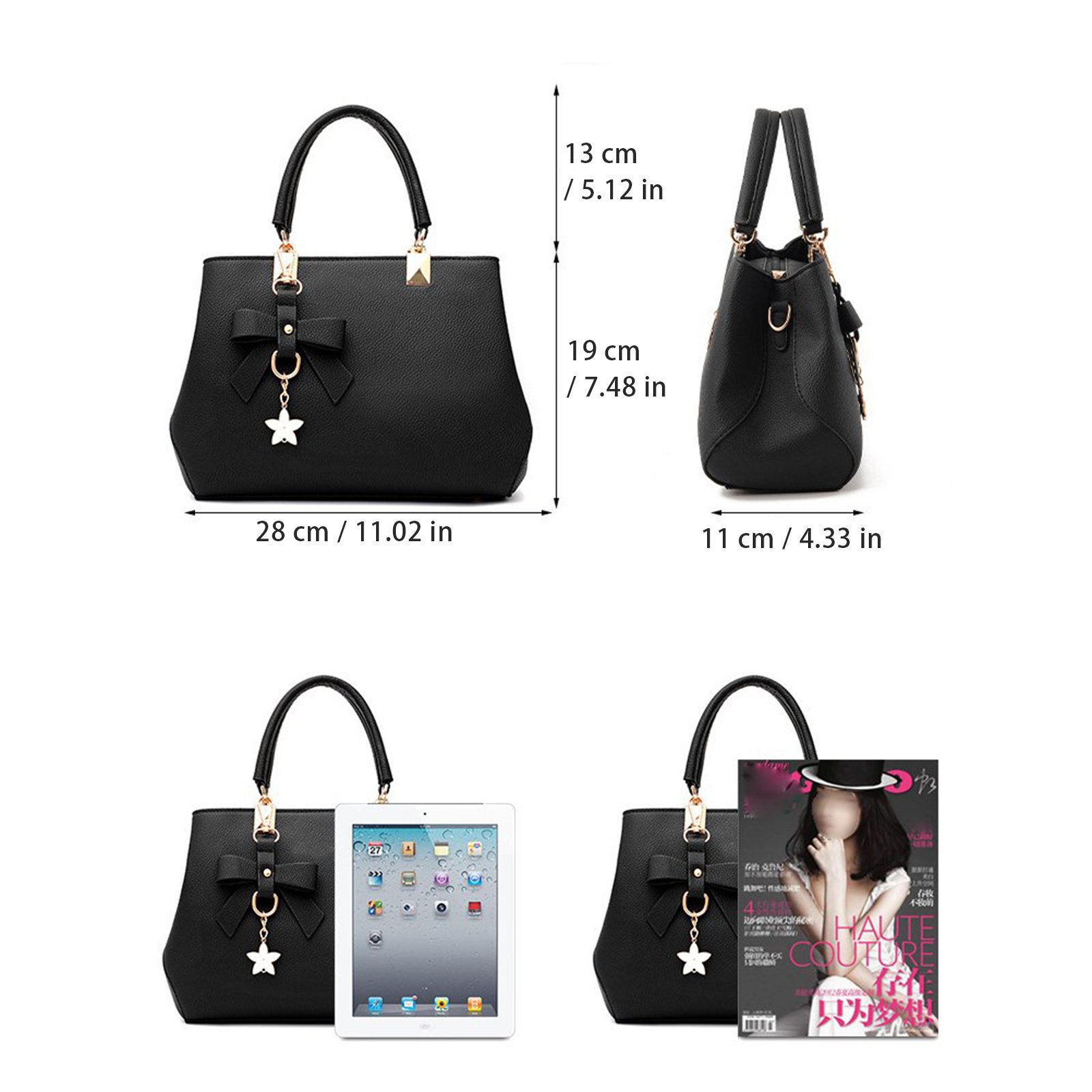 Women's Handbags, New Top Handle Shoulder & Messenger Tote Bag - Image 8