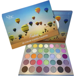 S.he Makeup Festival 35 Color Pastel Palette - Eyeshadow