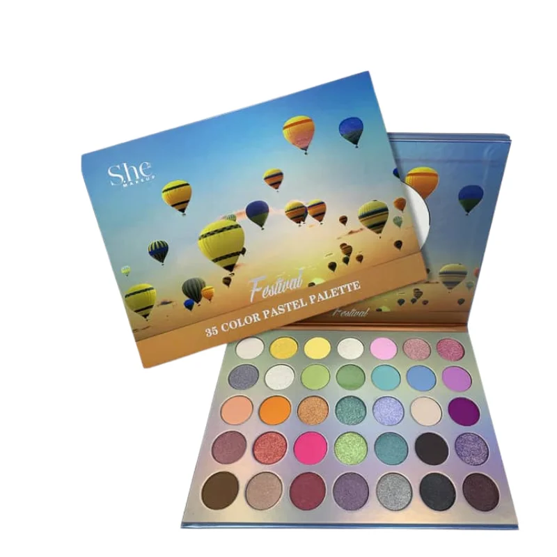 S.he Makeup Festival 35 Color Pastel Palette - Eyeshadow