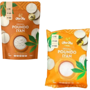 Poundo Iyan (Pounded Yam) Flour - Olu Olu Brand - 2kg, 4kg