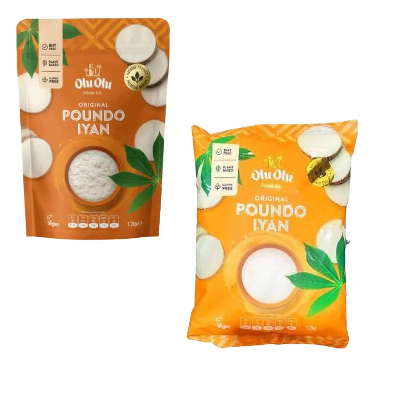 Poundo Iyan (Pounded Yam) Flour - Olu Olu Brand - 2kg, 4kg