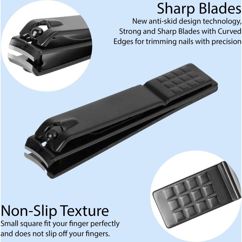 12 Pieces Manicure Pedicure Nail Care Set Cutter Clippers Tool Kit For Women Men - Image 9