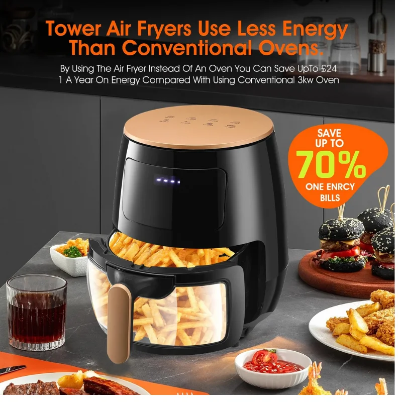 Air Fryer Oven - 360° Hot Air Circulation & Healthy Frying1