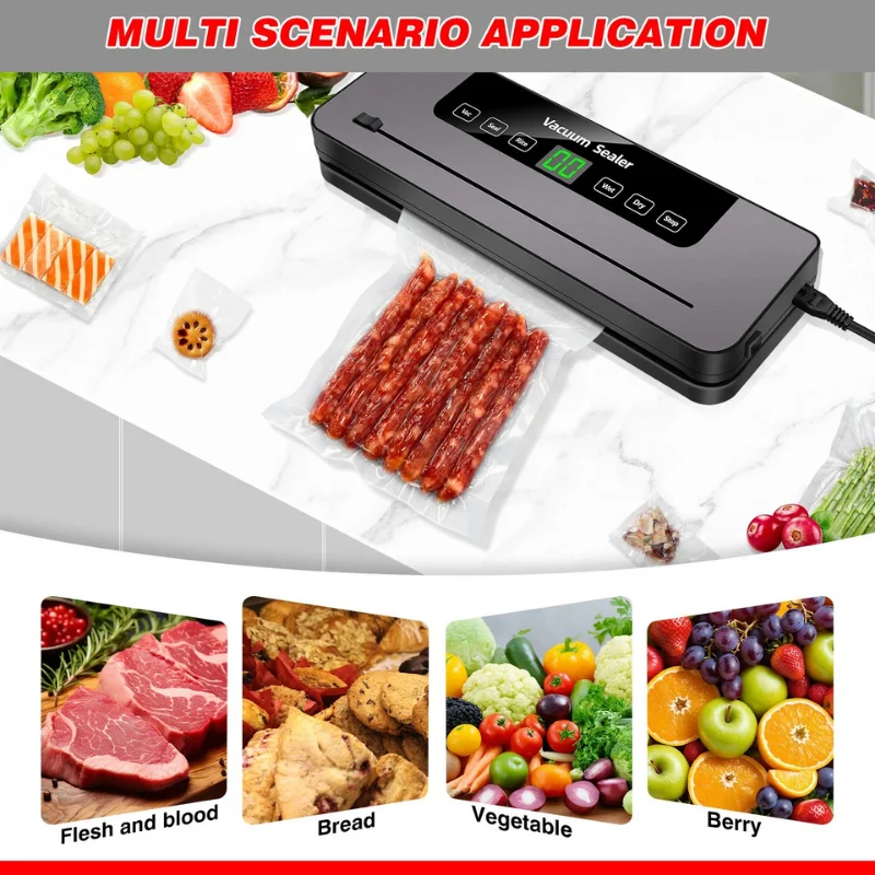 Automatic Vacuum Sealer Machine - Food Saver for Freshness & Storage1