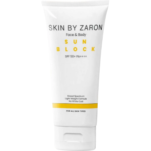 Zaron Sun Block SPF 50+ PA++++: Lightweight, No White Cast Sunscreen for Face & Body