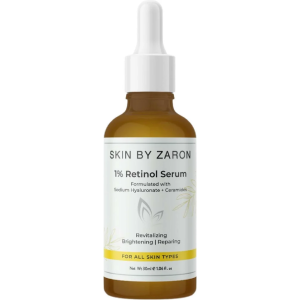Zaron 1% Retinol Serum: Revitalizing & Brightening with Sodium Hyaluronate + Ceramides
