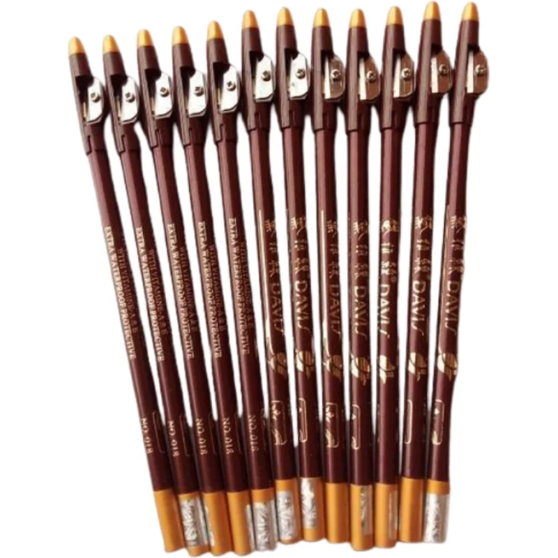 Davis Eye & Lip Liner Pencil with Sharpener - Versatile Beauty Essential