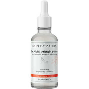 Zaron 2% Alpha Arbutin Serum: Revitalizing & Brightening with Hyaluronic Acid & Licorice