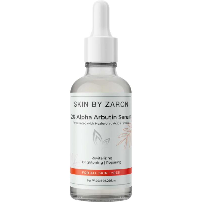 Zaron 2% Alpha Arbutin Serum: Revitalizing & Brightening with Hyaluronic Acid & Licorice