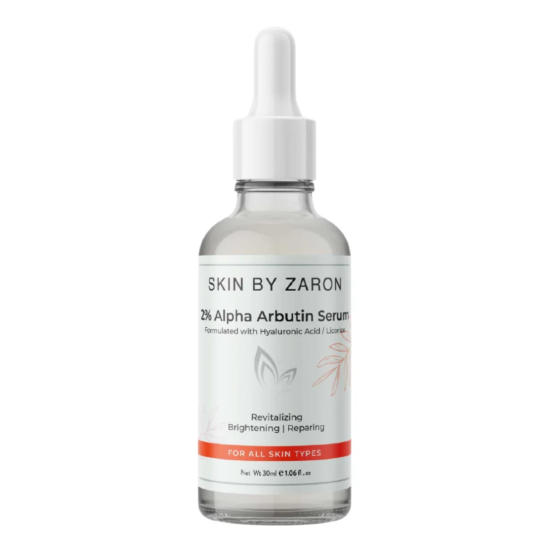 Zaron 2% Alpha Arbutin Serum: Revitalizing & Brightening with Hyaluronic Acid & Licorice