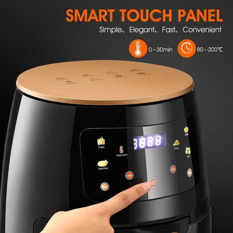 Air Fryer Oven - 360° Hot Air Circulation & Healthy Frying3