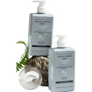 Zaron Men Face & Body Lotion: Moisturizing, Firming & Anti-Aging